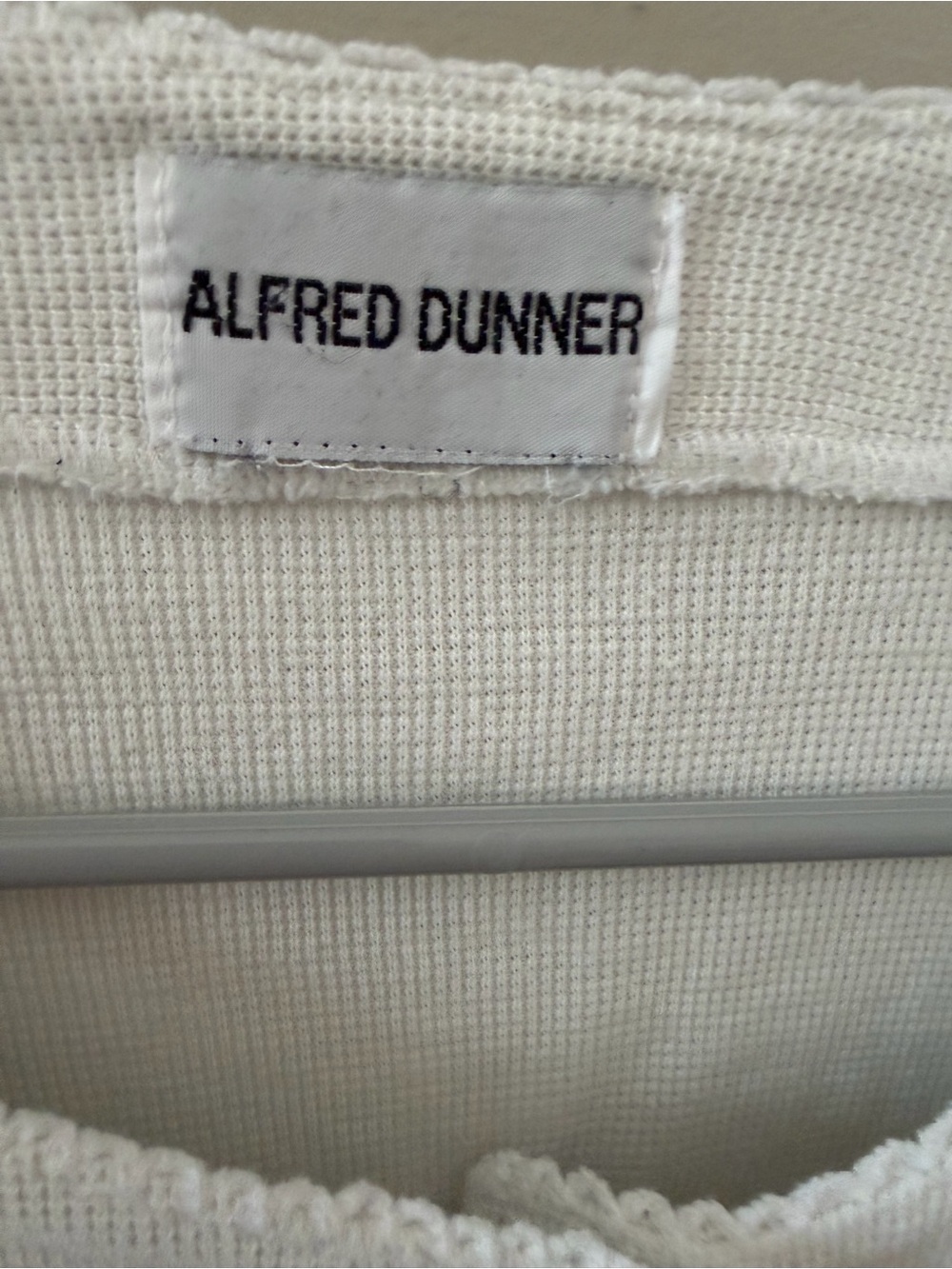 Alfred Dunner Cream Knit Sweater Top - Picture 2 of 4